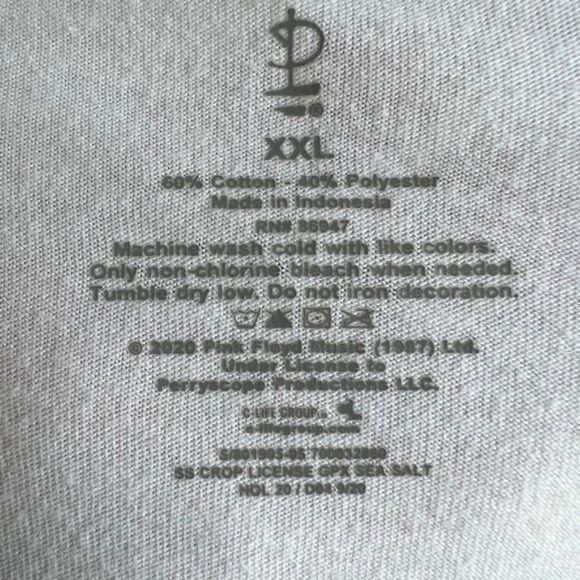 Pink Floyd White Crop Top Size XXL - Picture 5 of 5